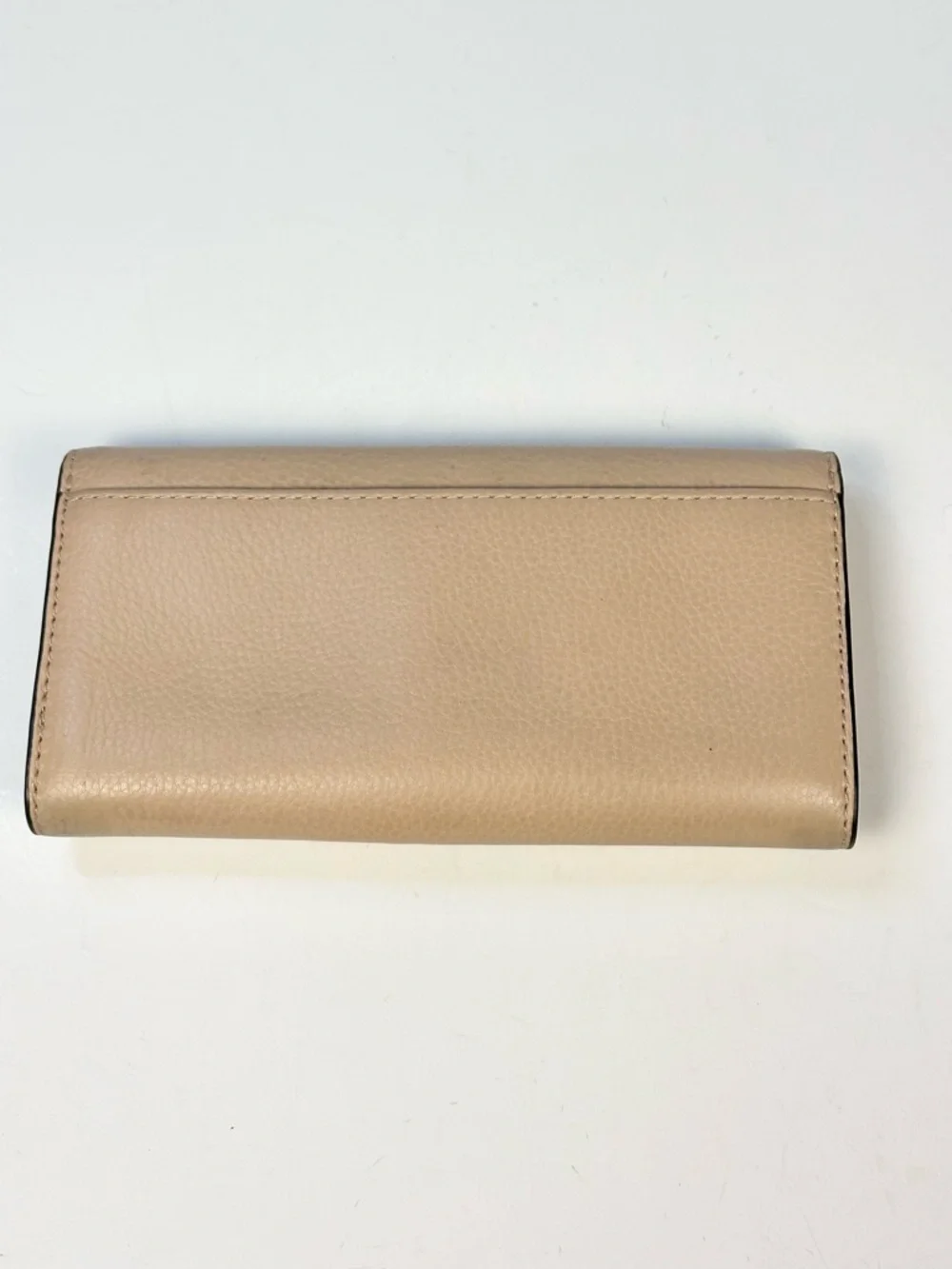 Michael Kors Fulton Carryall Wallet Tan Pebbled Leather